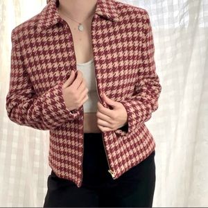 Jones New York plaid blazer
